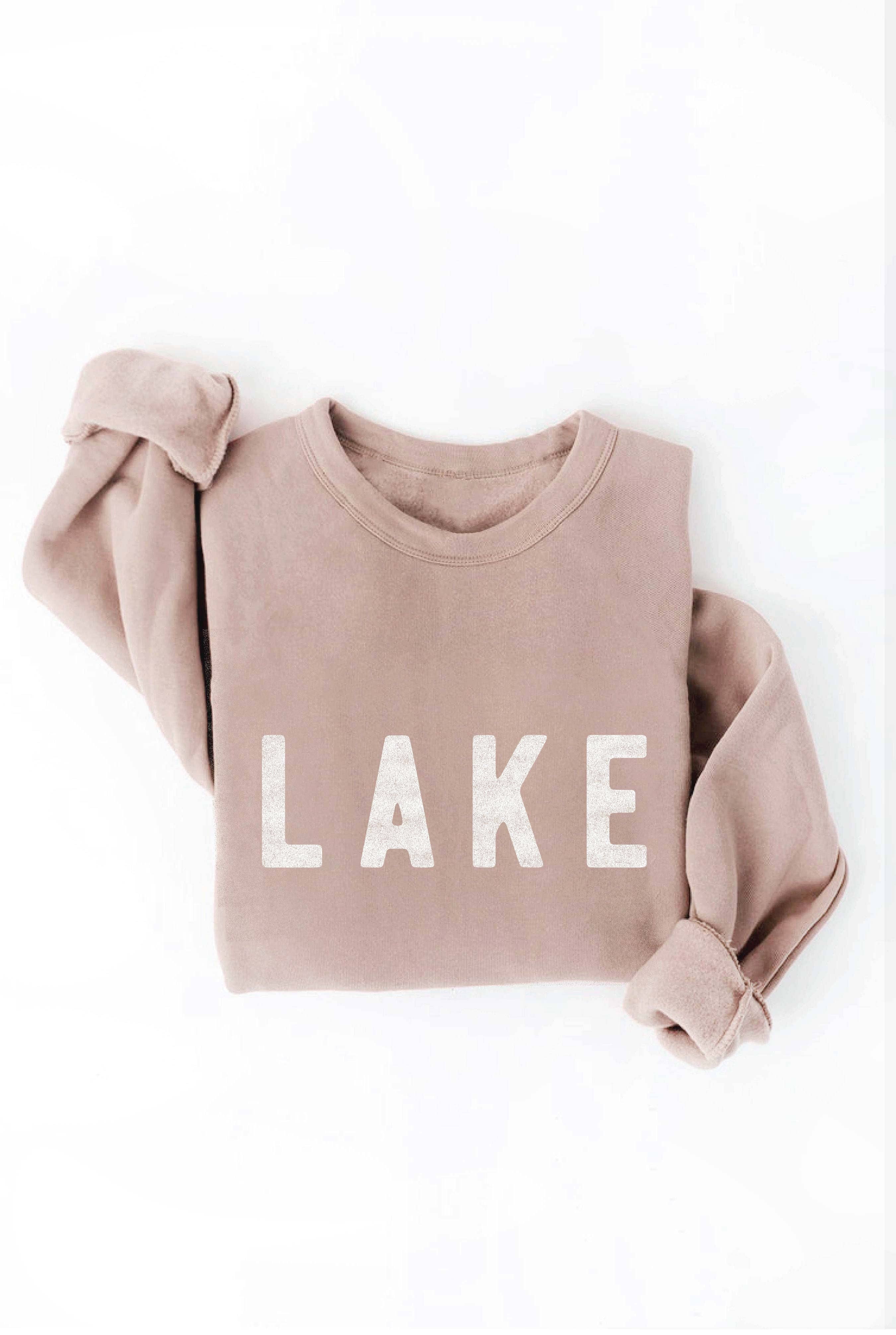 LAKE SWEATSHIRT/ TAN