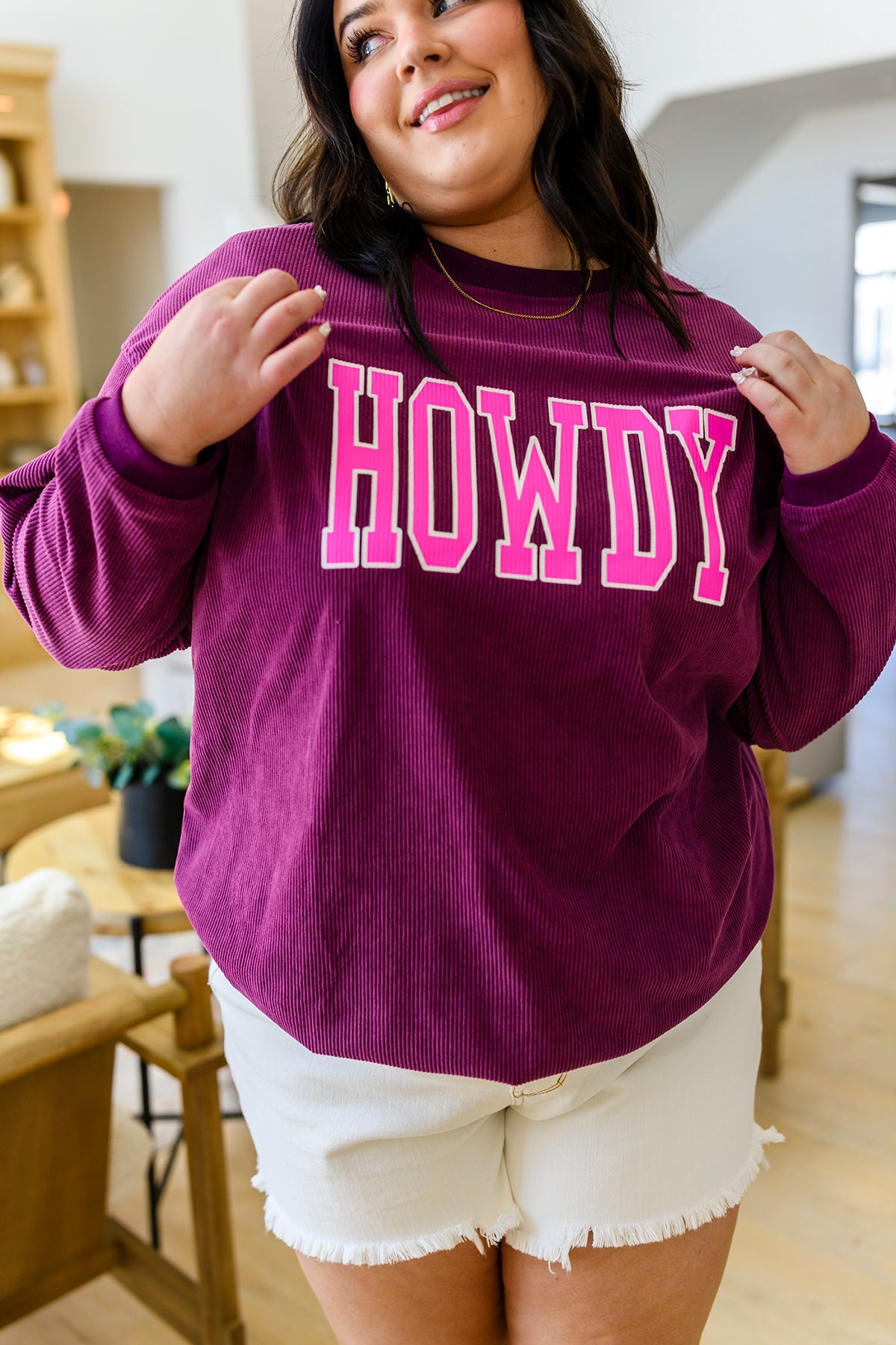 Howdy Textured Sweater